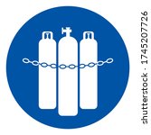 Chained Cylinders Symbol Sign ...