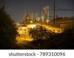 Small photo of industrial park night