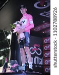 Small photo of Rome, Italy - May 27th, 2018: Chris Froome becomes the first Briton to win the 101th Giro d'Italia and only the seventh man to claim all three Grand Tour titles.