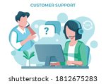 customer support illustration... | Shutterstock .eps vector #1812675283