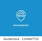 rental car logo template design ... | Shutterstock .eps vector #1144667723