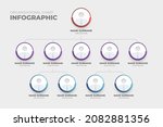 business hierarchy organogram... | Shutterstock .eps vector #2082881356