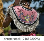 Small photo of Spirit of the Drum Traditional and Educational Powwow, Smiths Falls, Ontario, Canada, 11-12 June 2022 - Beautifully Embroidered Ladies Yoke