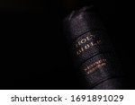 Holy Bible Title On Spine With...