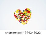 Small photo of Love heart block.