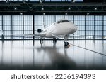 Private jet airplane at the...