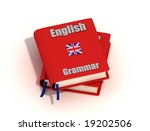 Two English Grammar Isolated On ...