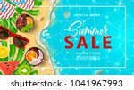 promo web banner template for... | Shutterstock .eps vector #1041967993