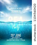 Summer Sea Party Poster...