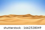 realistic desert landscape...