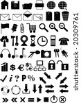 set of icons for the website | Shutterstock . vector #20309761