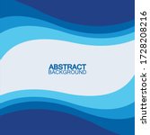 blue wave vector abstract... | Shutterstock .eps vector #1728208216