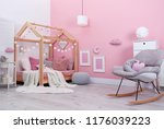 Child's Room Interior With...