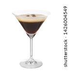 Glass Of Espresso Martini On...