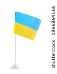 national flag of ukraine... | Shutterstock . vector #1866864166