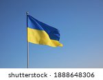 National flag of ukraine...