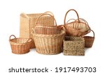 Many Different Wicker Baskets...