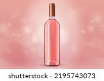 Bottle Of Expensive Rose Wine...