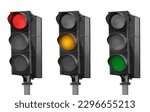 Collage of traffic signal with...