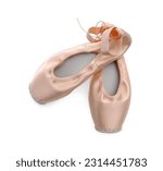 Beautiful beige ballet shoes...