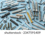 Many different fasteners and...