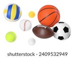 Many balls for different sports ...