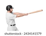 Baseball player with bat on...
