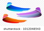 acrylic paint brush stroke.... | Shutterstock .eps vector #1012048543