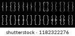 brackets vector icons set of... | Shutterstock .eps vector #1182322276