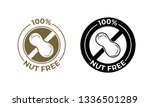 Nut Free Food Vector Icon. Food ...