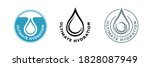 Hydration Water Drop Icon ...