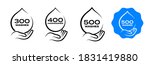 hand wash dispenser icon ... | Shutterstock .eps vector #1831419880