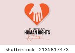 human rights day. vector... | Shutterstock .eps vector #2135817473