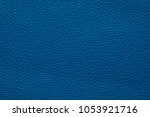 Blue Colored Leather Texture