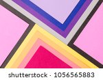 bright colorful paper... | Shutterstock . vector #1056565883