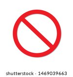 red stop sign isolated on white ... | Shutterstock . vector #1469039663