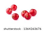 Red Currant Berries On White...