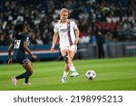 Small photo of Lindsey Horan during the UEFA Women's football Champions League semi-finals between Paris Saint-Germain and Olympique Lyonnais on April 30, 2022 in Paris, France.