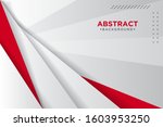 abstract red and white... | Shutterstock .eps vector #1603953250