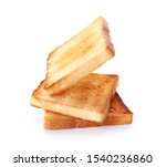 Slices of toasted bread...