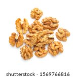 Tasty Walnuts Isolated On White