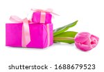 gifts with beautiful flowers on ... | Shutterstock . vector #1688679523