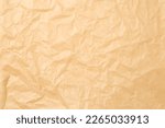 Crumpled sheet of baking paper as background, closeup