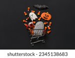 Shopping cart with tasty candy...