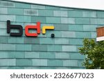 Small photo of Berlin, Germany - June 6, 2023: Headquarters of the Bundesdruckerei in Berlin, Germany - bdr produces documents and devices for secure identification