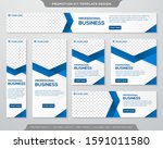 set of promotion kit template... | Shutterstock .eps vector #1591011580