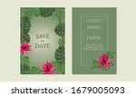 wedding invitation card. save... | Shutterstock .eps vector #1679005093