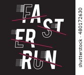 faster run athletic sport... | Shutterstock .eps vector #480172630