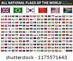 all official national flags of... | Shutterstock .eps vector #1175571643