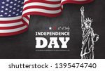 4th of july happy independence... | Shutterstock .eps vector #1395474740